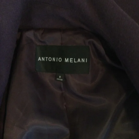 Antonio melani purple pea coat size 8 - Picture 2 of 4